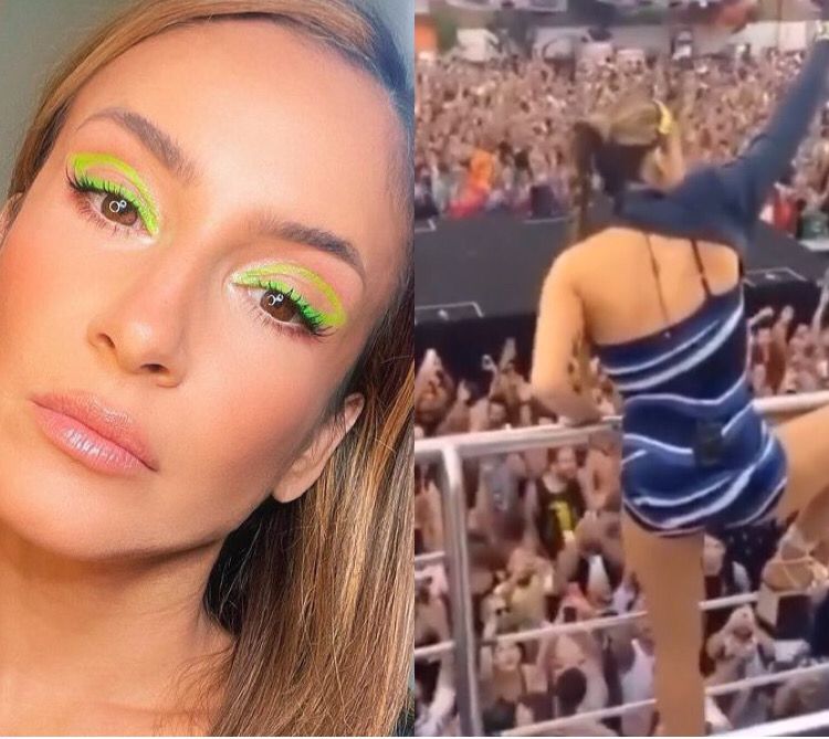 Claudia Leitte é criticada após fazer show com multidão em SP; Veja vídeo