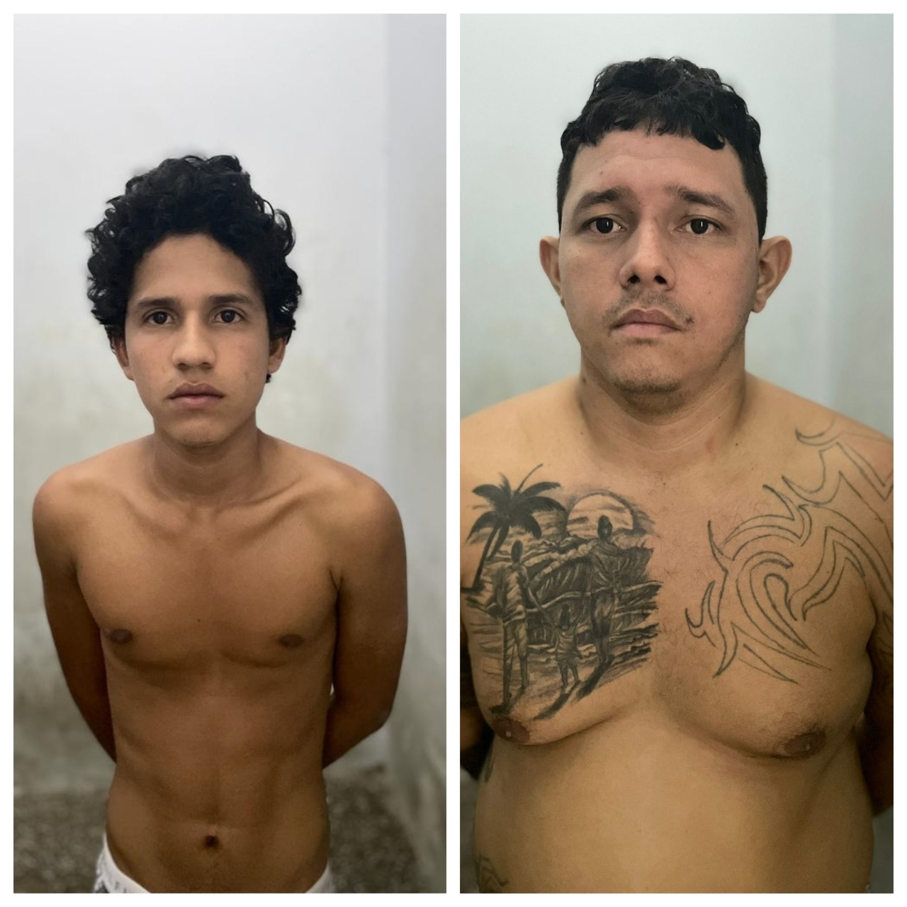 Vídeo: Suspeitos de tráfico de drogas são presos em beco de Manaus