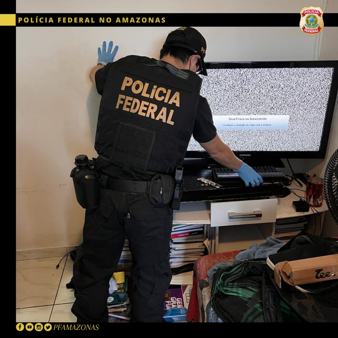 PF deflagra operação contra pornografia infantil em Manaus e Manacapuru