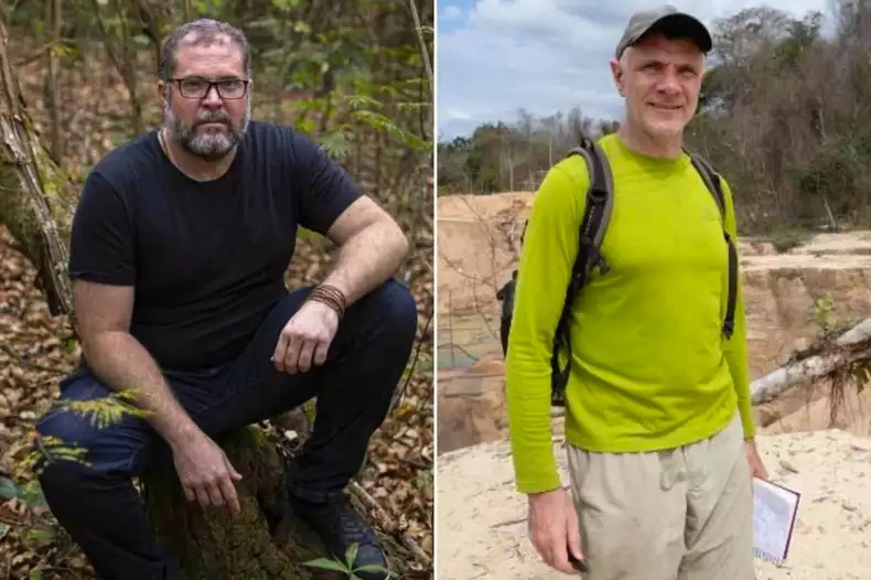 Ganchos são usados para resgatar lancha submersa de Dom e Bruno no Amazonas