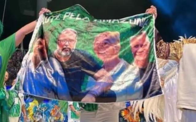 Boi Caprichoso faz homenagem a Bruno e Dom em 2º noite de apresentação