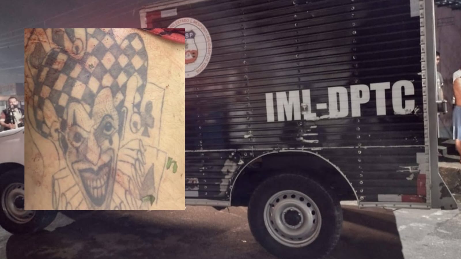 PMs invadem bocada e homem com tatuagem de palhaço morre em troca de tiros em Manaus