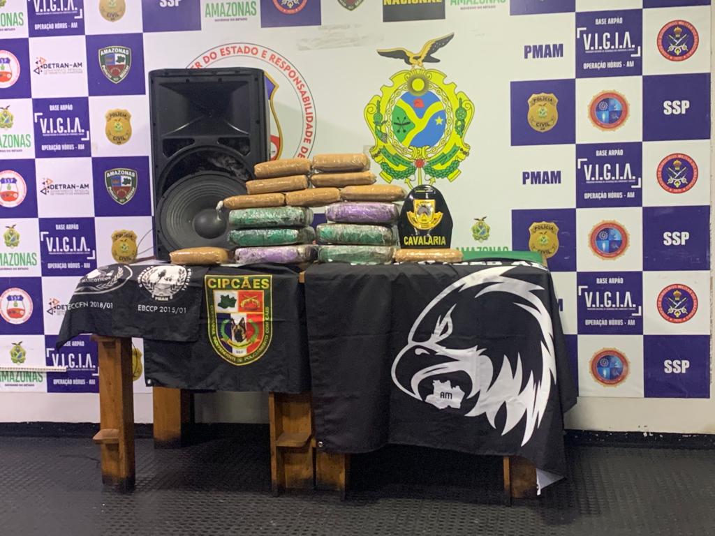 Droga avaliada em quase R$ 500 mil é encontrada dentro de cama box no Amazonas