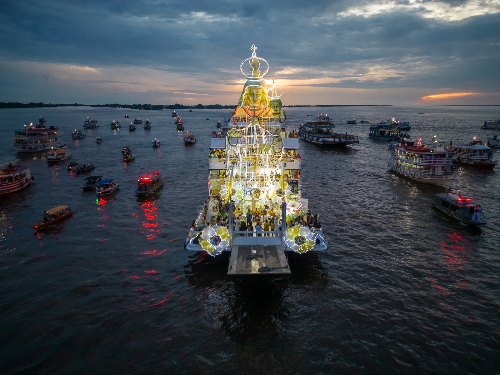 Mega procissão fluvial, Romaria das Águas sairá de Manaus rumo a Parintins nesta quinta