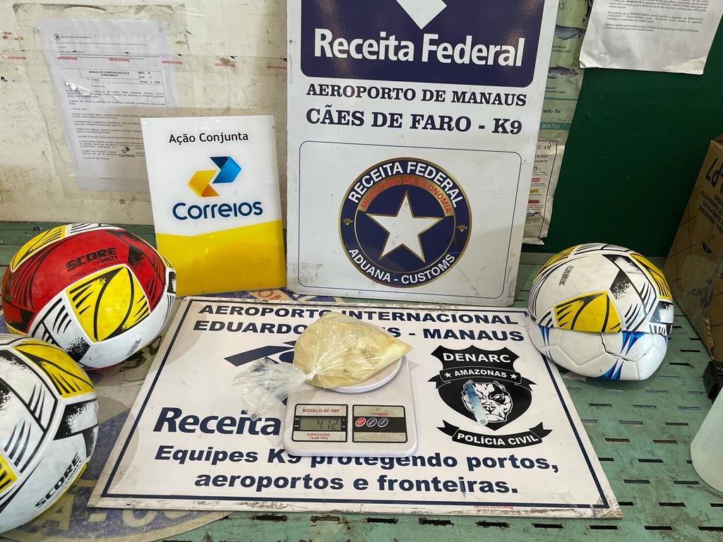 Drogas avaliadas em quase R$ 50 mil são encontradas em encomendas nos Correios em Manaus