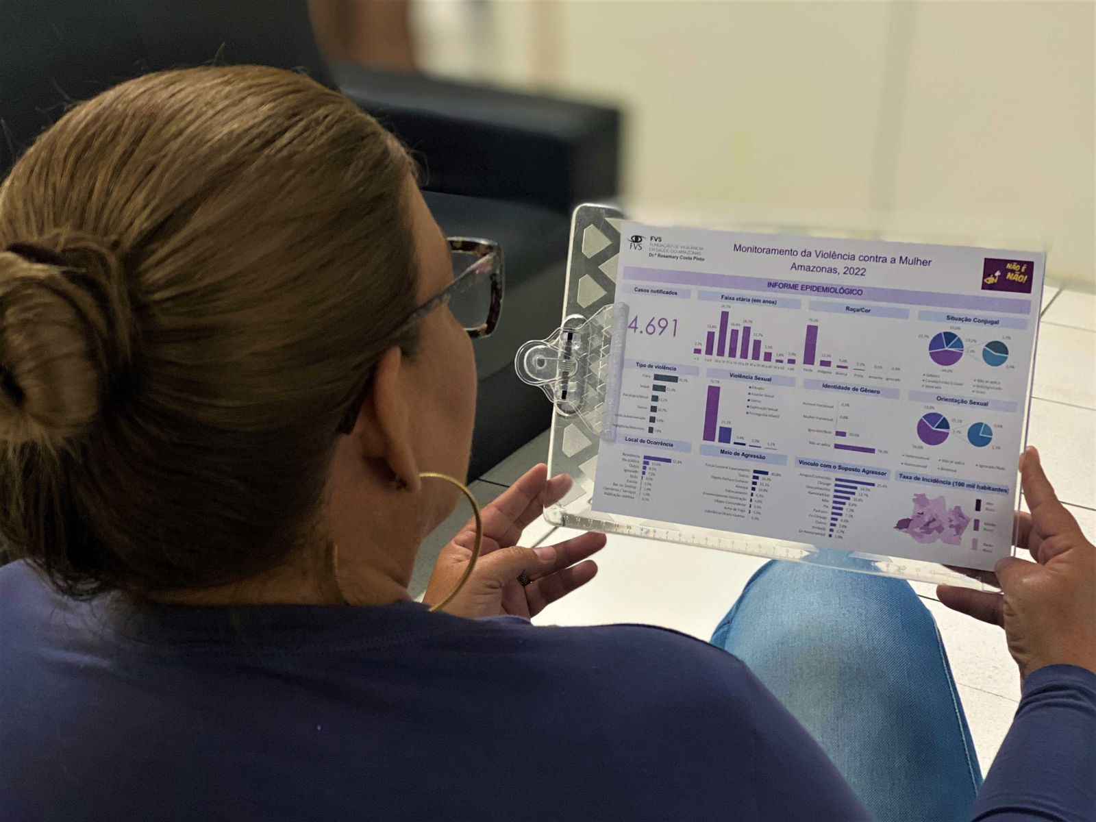 Mais de 60% dos casos de violência contra mulher no Amazonas acontecem em casa, diz FVS
