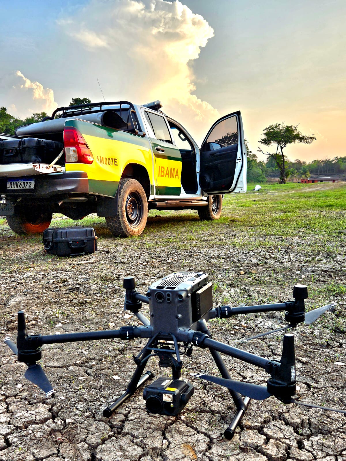 Ibama mapeia área atingida por incêndio no Amazonas e cria estratégia para combate