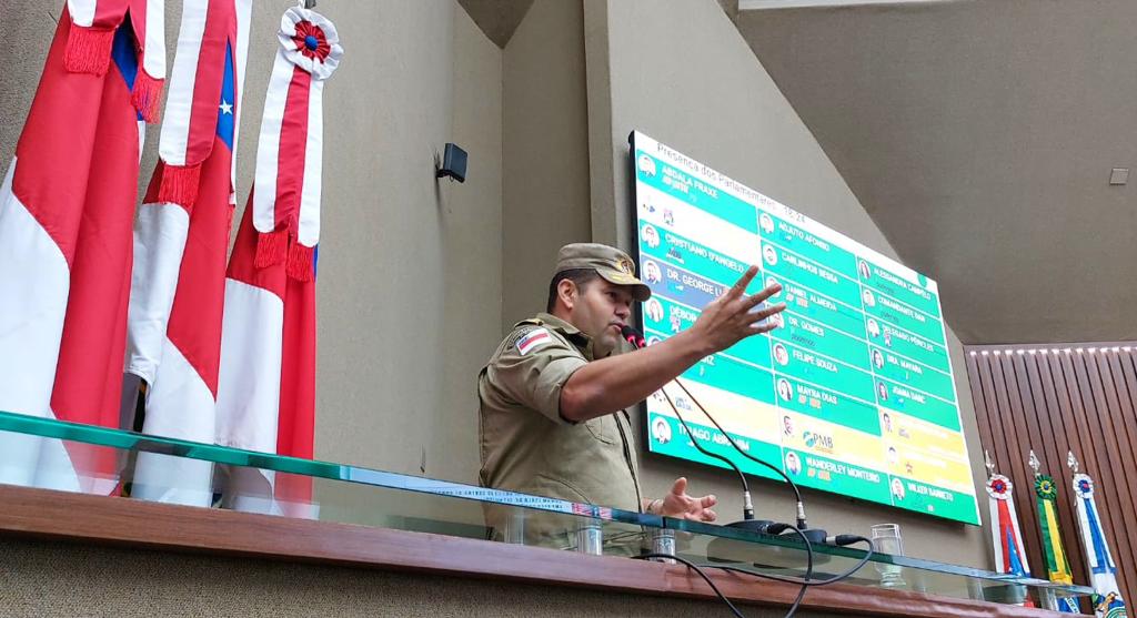 Corpo de Bombeiros apresenta plano de combate às queimadas no Amazonas na Aleam 