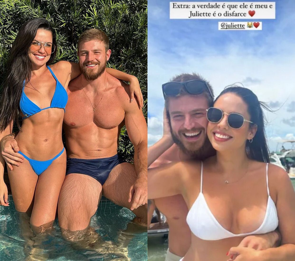 Amiga de Juliette posta foto agarradinha com namorado da ex-BBB e divide opiniões