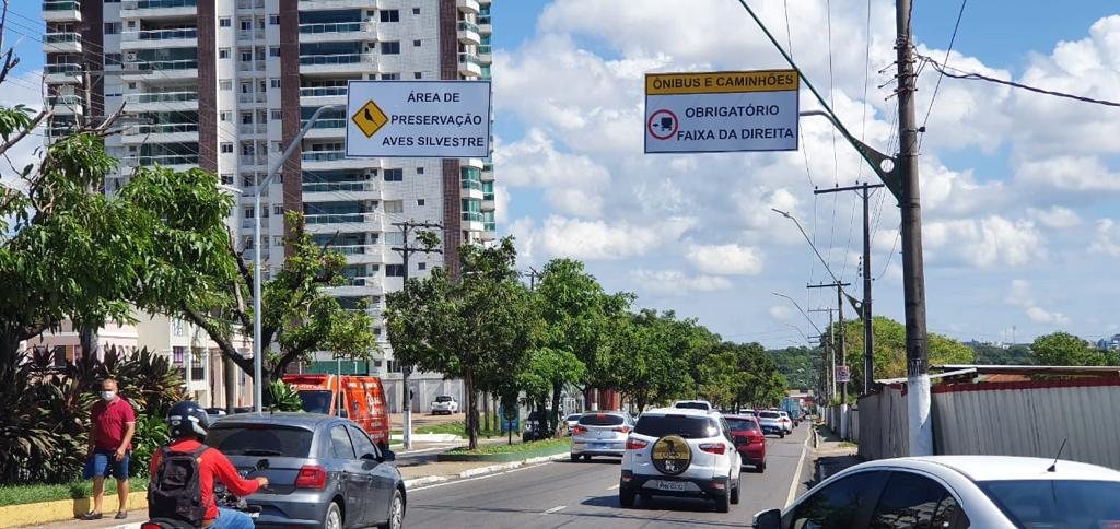 Ephigênio Salles e Djalma Batista são interditadas para obras em Manaus