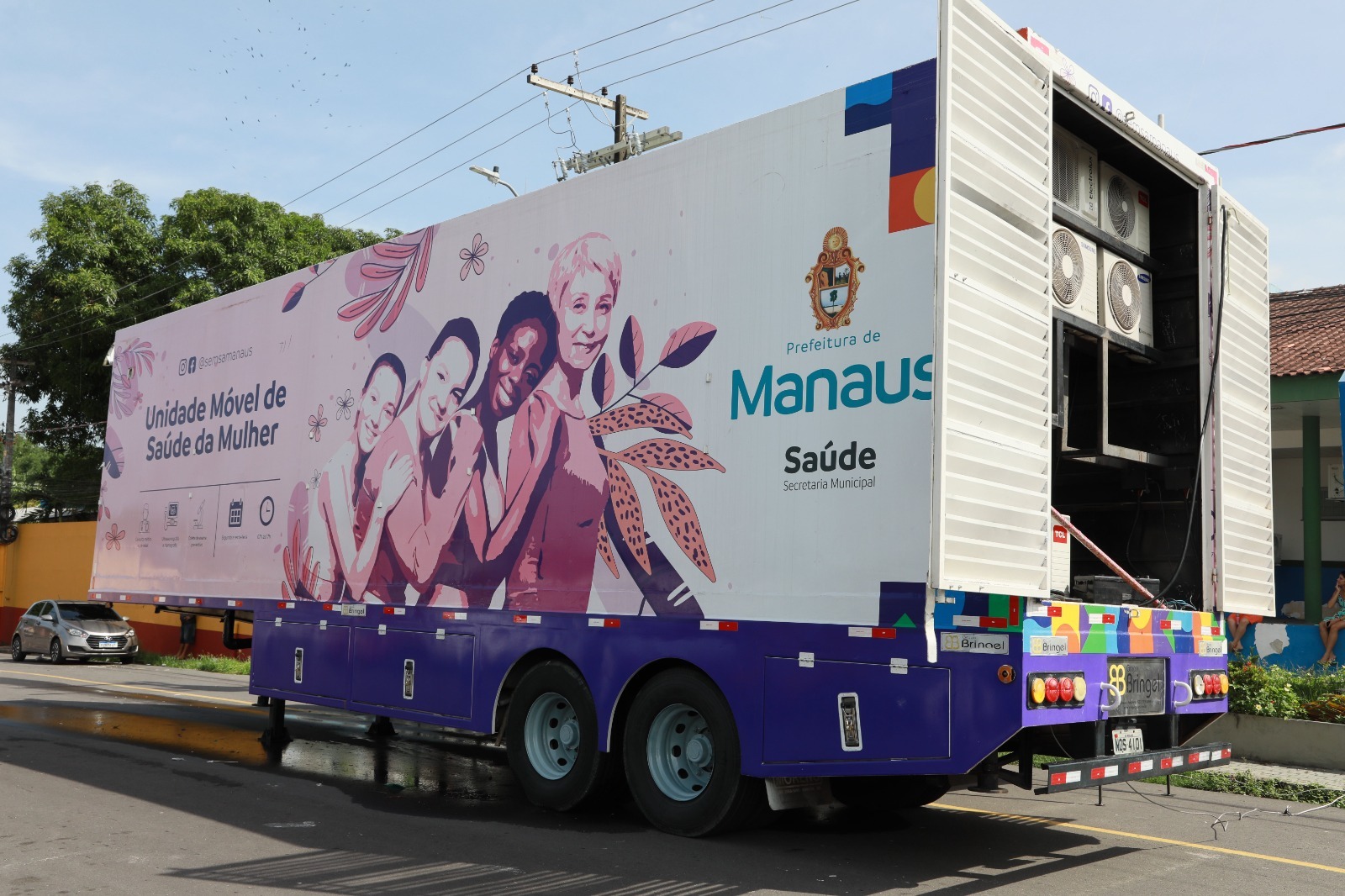 Unidades Móveis de Saúde da Mulher iniciam atendimentos nesta segunda