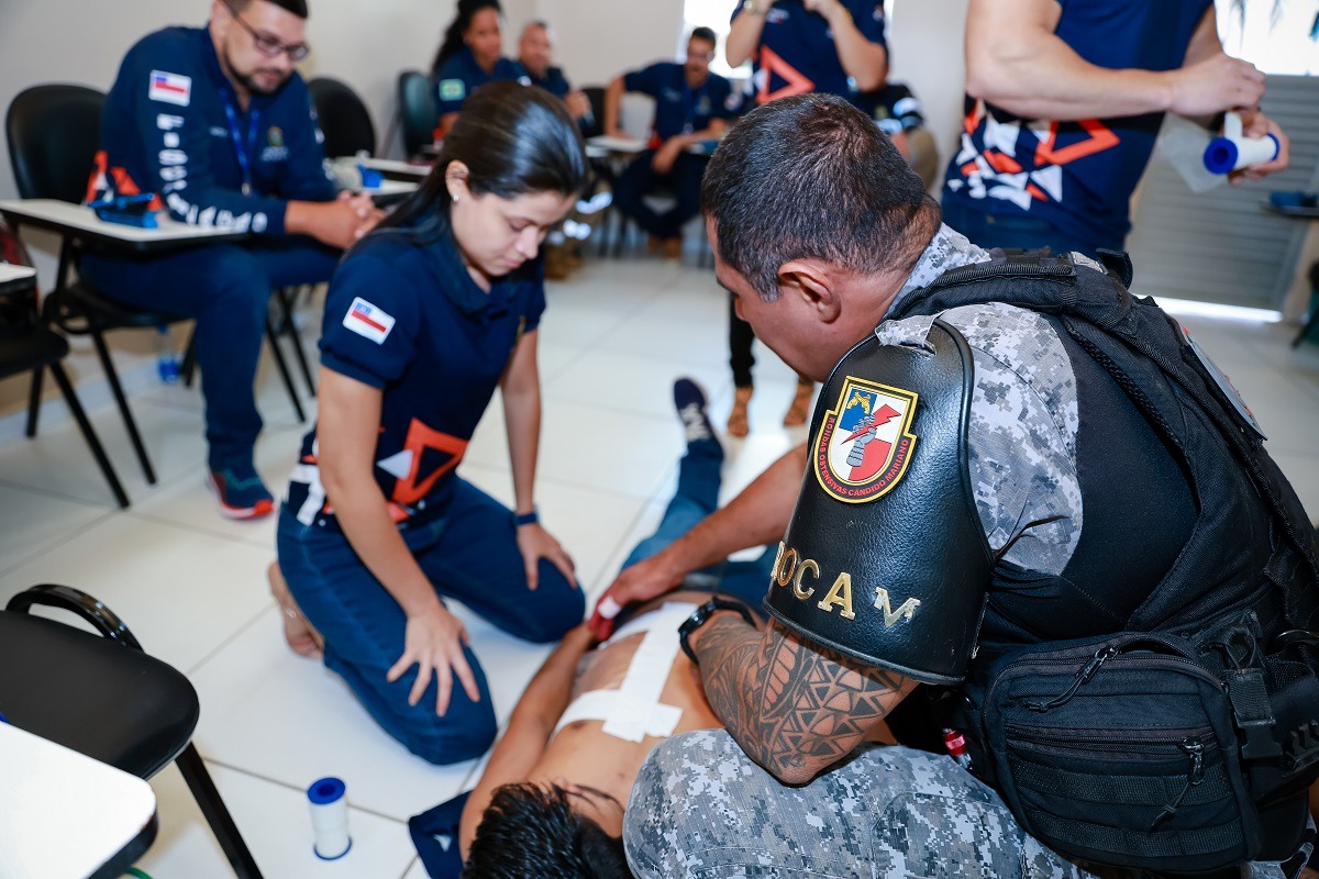 Detran prepara agentes de trânsito para atuarem com primeiros socorros no Festival de Parintins