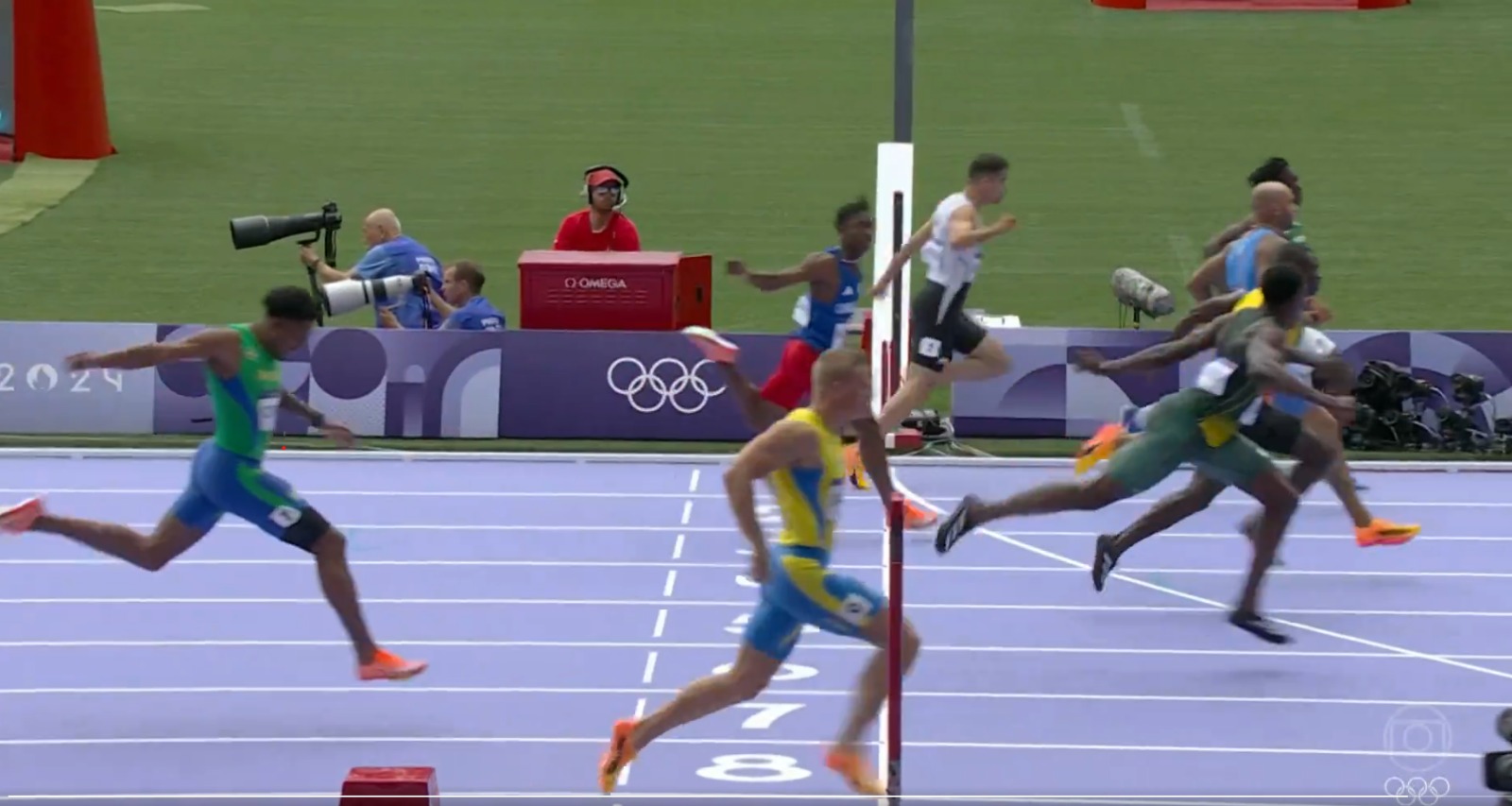 Ex-BBB Paulo André chega em último lugar nos 100m rasos e é eliminado