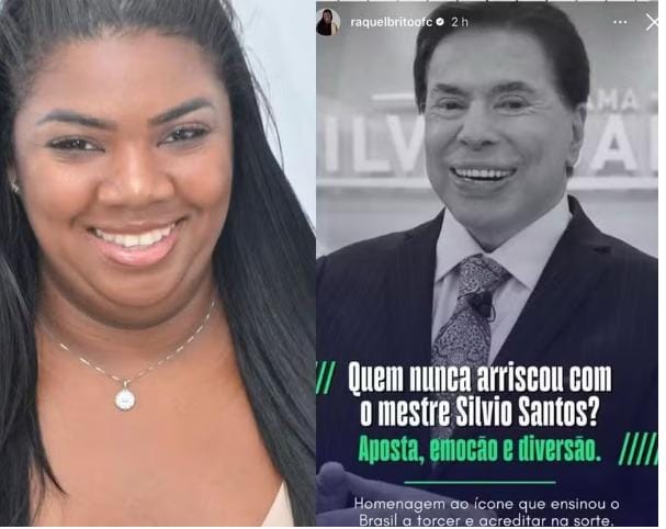 Irmã de Davi Brito causa revolta após fazer propaganda de jogo com foto de Silvio Santos