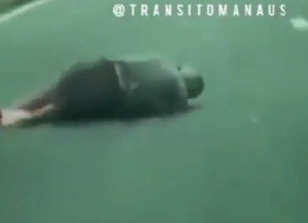 Morre idoso atropelado por motociclista na faixa de pedestres em Manaus