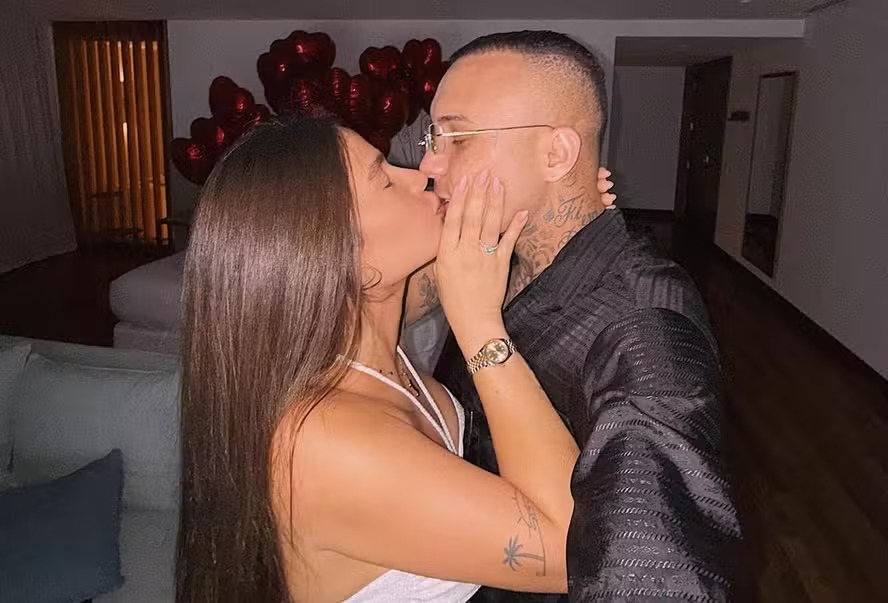 Everton Cebolinha, do Flamengo, reata casamento com Isa Ranieri