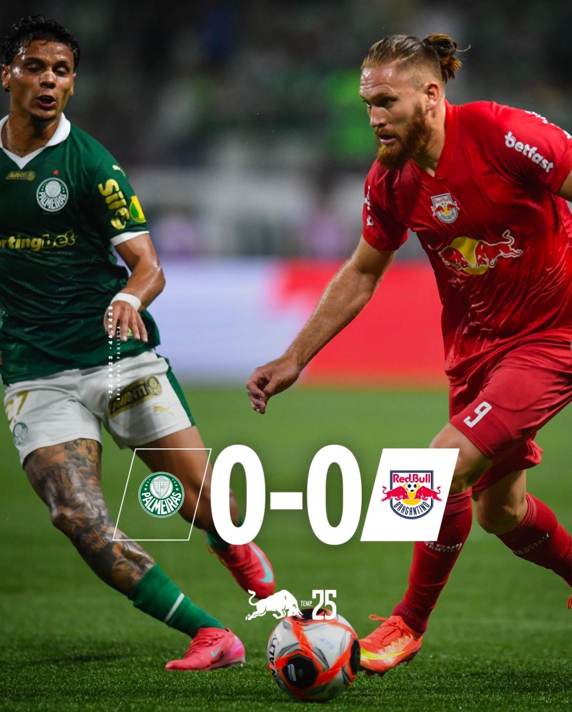 Palmeiras e Bragantino empatam sem gols no Campeonato Paulista