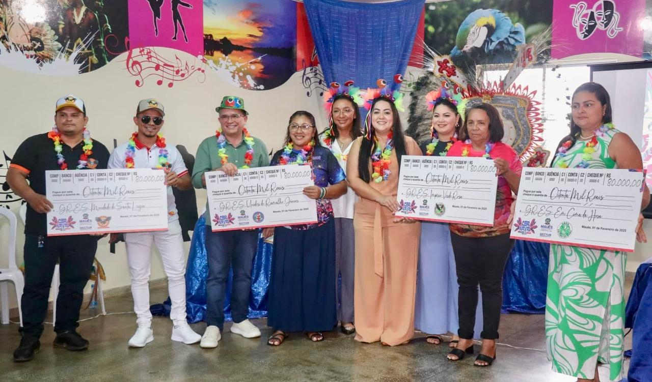 Carnaval Popular de Maués 2025 é lançado neste fim de semana 