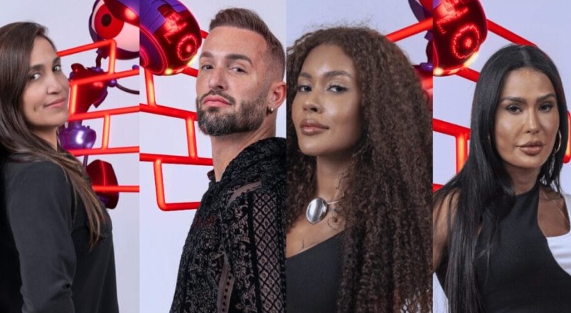 Daniele, Diego Hypólito, Giovanna e Gracyanne se enfrentam no terceiro Paredão