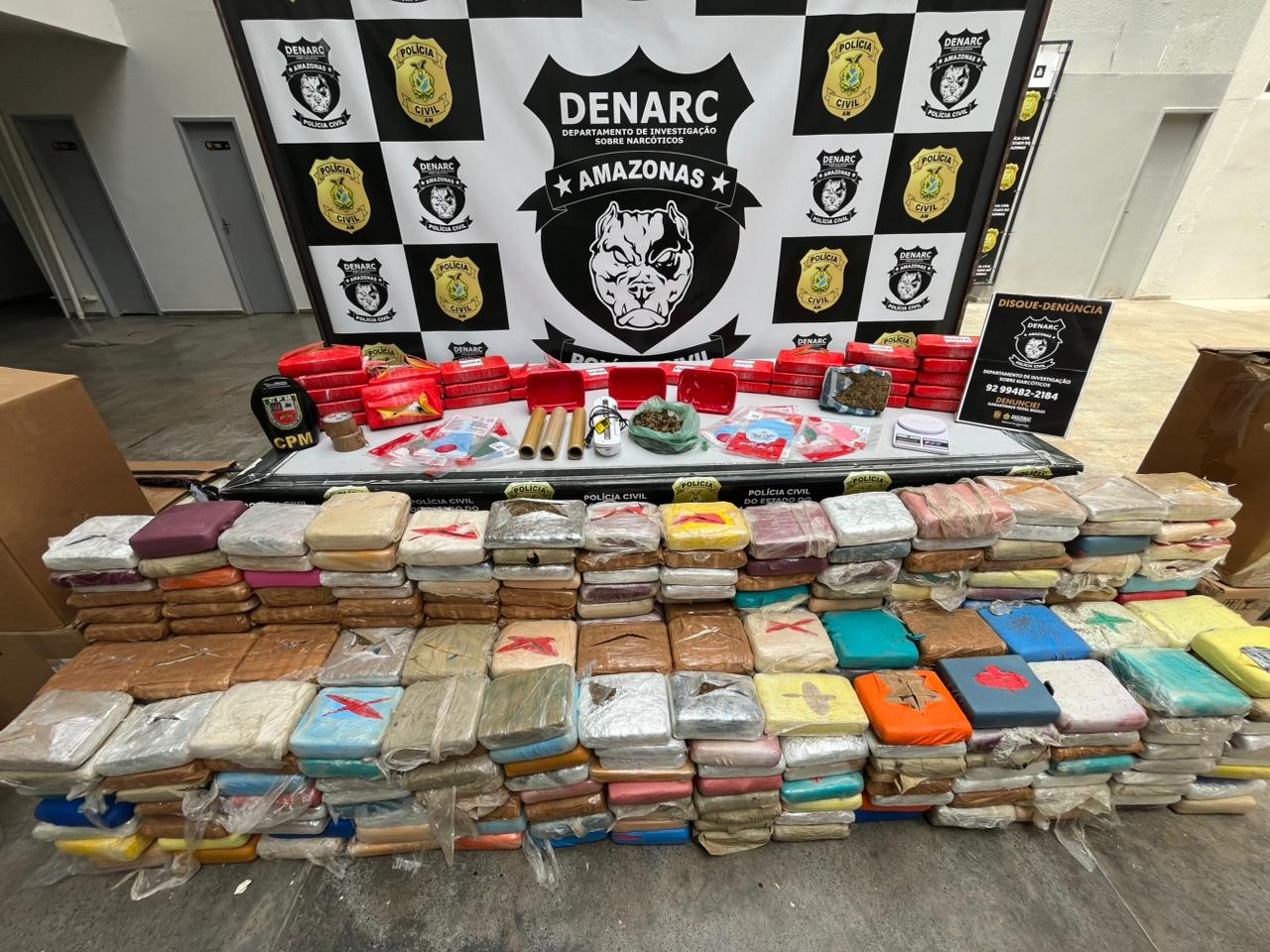 Operação em Manaus desarticula tráfico interestadual e apreende R$ 10 milhões