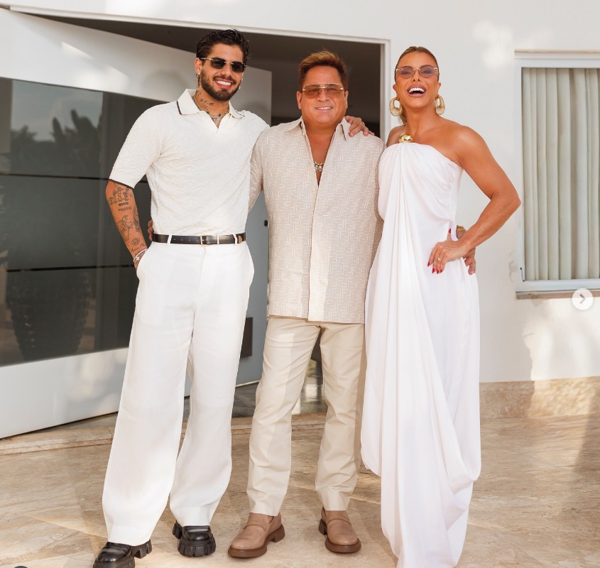 Poliana Rocha revela que Zé Felipe parou de estudar na 7ª série com incentivo de Leonardo