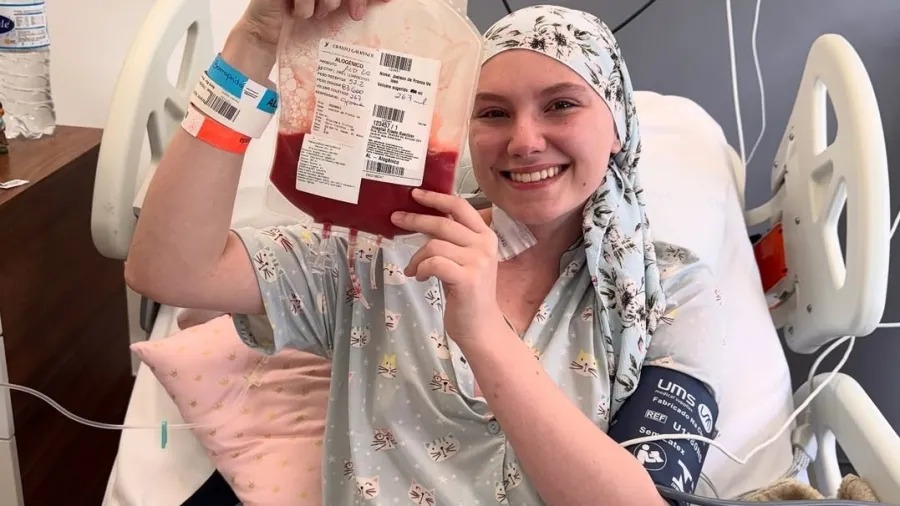 Isabel Veloso comemora transplante de medula óssea