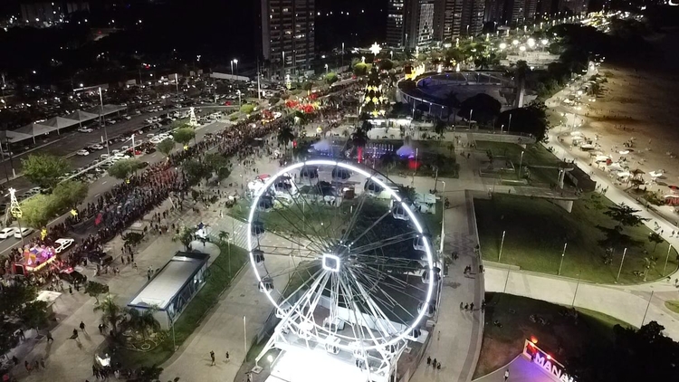 Prefeitura repudia vandalismo que desligou roda-gigante na Ponta Negra