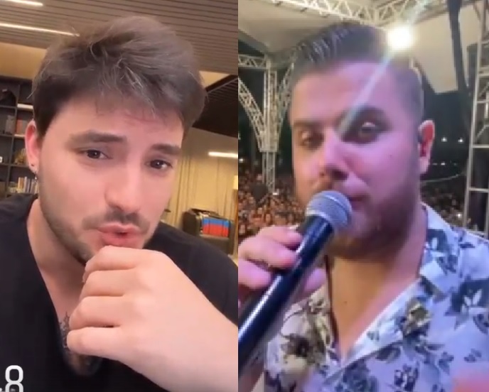 Felipe Neto defende Anitta e critica Zé Neto após discurso atacando a cantora