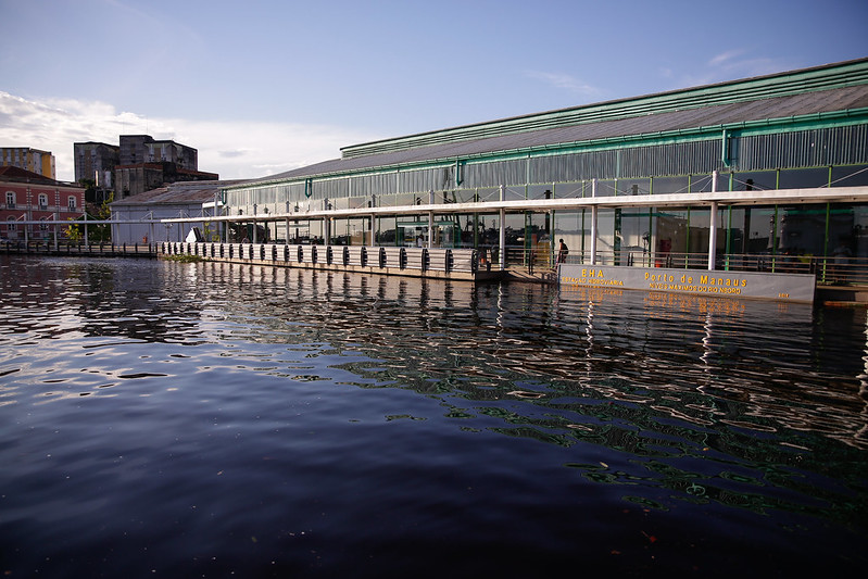 No período de vazante, Rio Negro desce mais 3 centímetros em Manaus