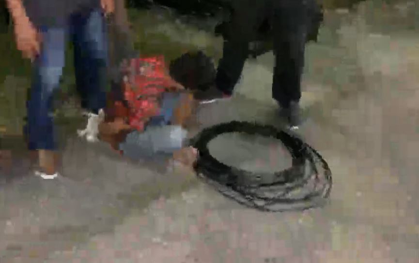 Homem é preso após roubar cabos de internet em avenida de Manaus