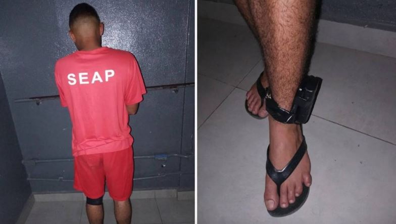 Homem fantasiado de detento acaba preso em bloco de Carnaval