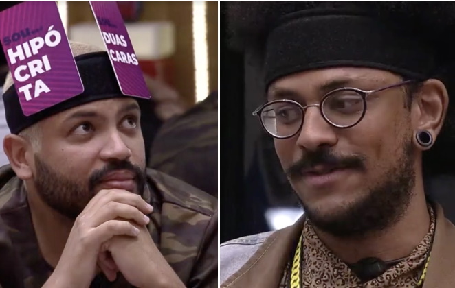 João 'dá no olho' de Projota no jogo da discórdia e famosos vibram; vídeo