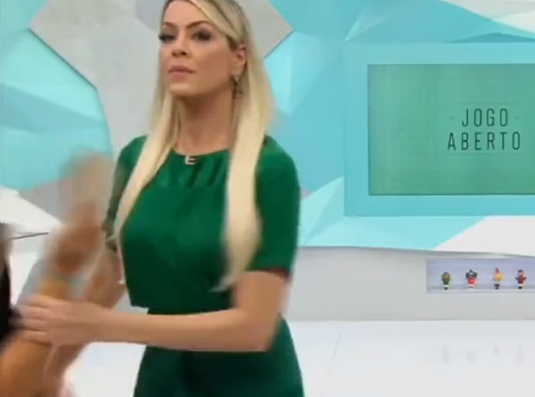 Vaza vídeo de Renata Fan dando ‘chega pra lá’ em funcionária da Band