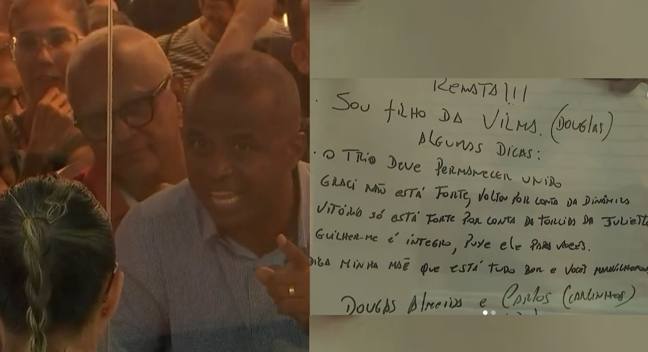 Irmão de Diogo Almeida dá recado para Renata na Vitrine do Seu Fifi