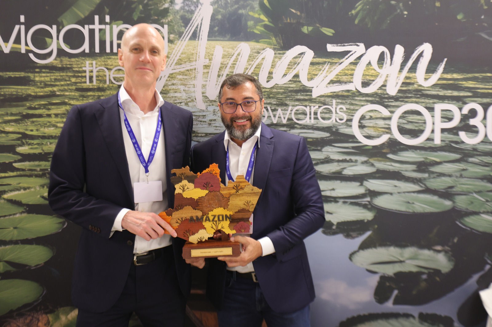 Wilson Lima e representantes da Amazon debatem sobre parcerias para o Amazonas