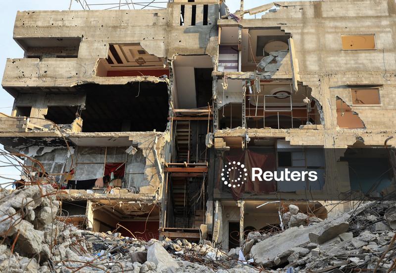 Gaza luta para retirar corpos de escombros enquanto tempestades sacodem prédios