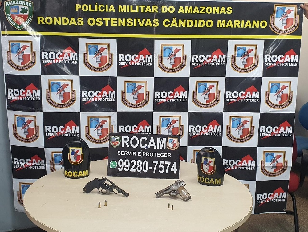 Após chacina, Rocam prende homem enterrando armas no Mauazinho
