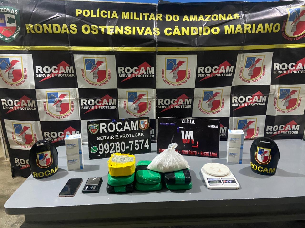 Peruano é preso com 7 quilos de drogas no interior do Amazonas