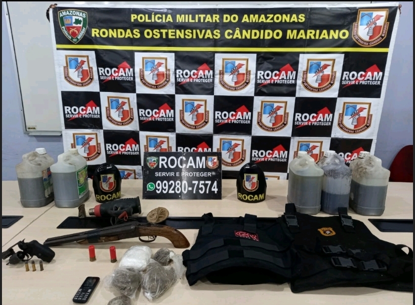 Vigia de laboratório de drogas é preso em Manaus