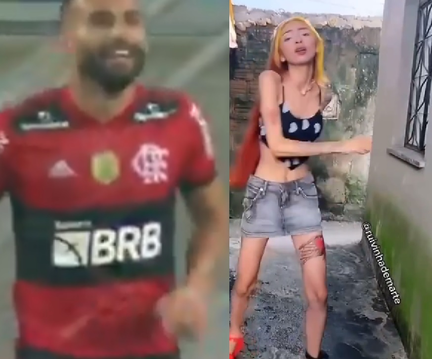 Thiago Maia sela vitória do Fla com dancinha de influencer de Manaus, Ruivinha de Marte