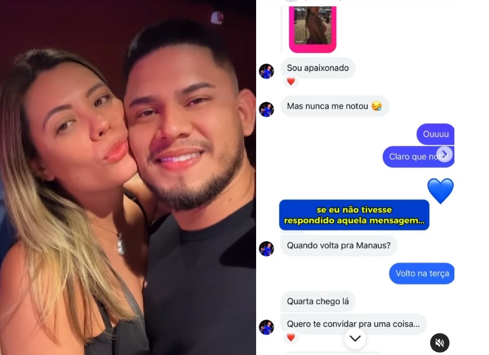 Xaveco! Influencer Bruna Castro mostra 1ª mensagem de Patrick Araújo, do Caprichoso