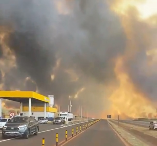 Encoberta por fumaça, São Paulo pode ter chuva escura e tempestade de areia