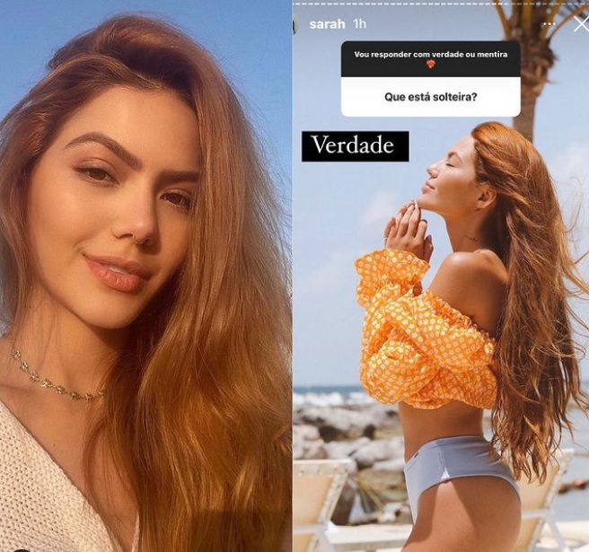 Sarah Poncio anuncia fim do casamento com Jonathan Couto