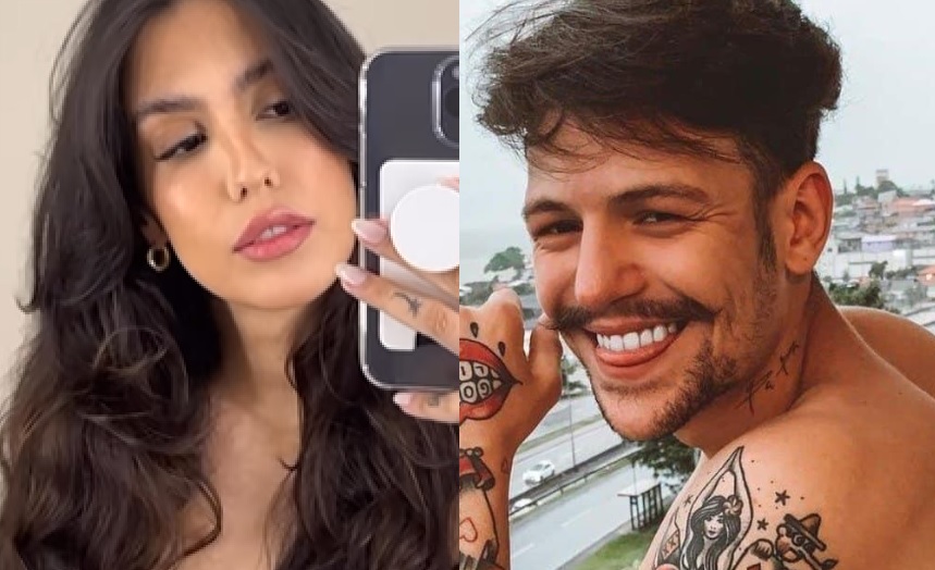 Gabi Brandt é flagrada em vídeo chamada com Saulo e responde sobre reconciliação