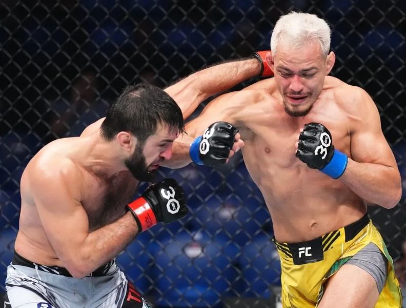 Amazonense Elves Brenner estreia com vitória em cima de russo no UFC 