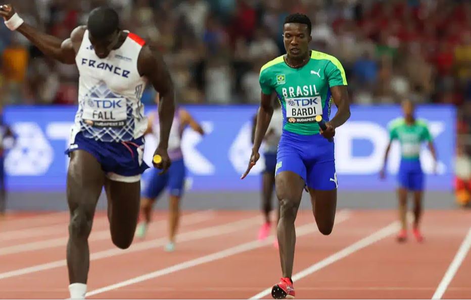 Atletismo: Brasil é eliminado no revezamento 4x100m masculino