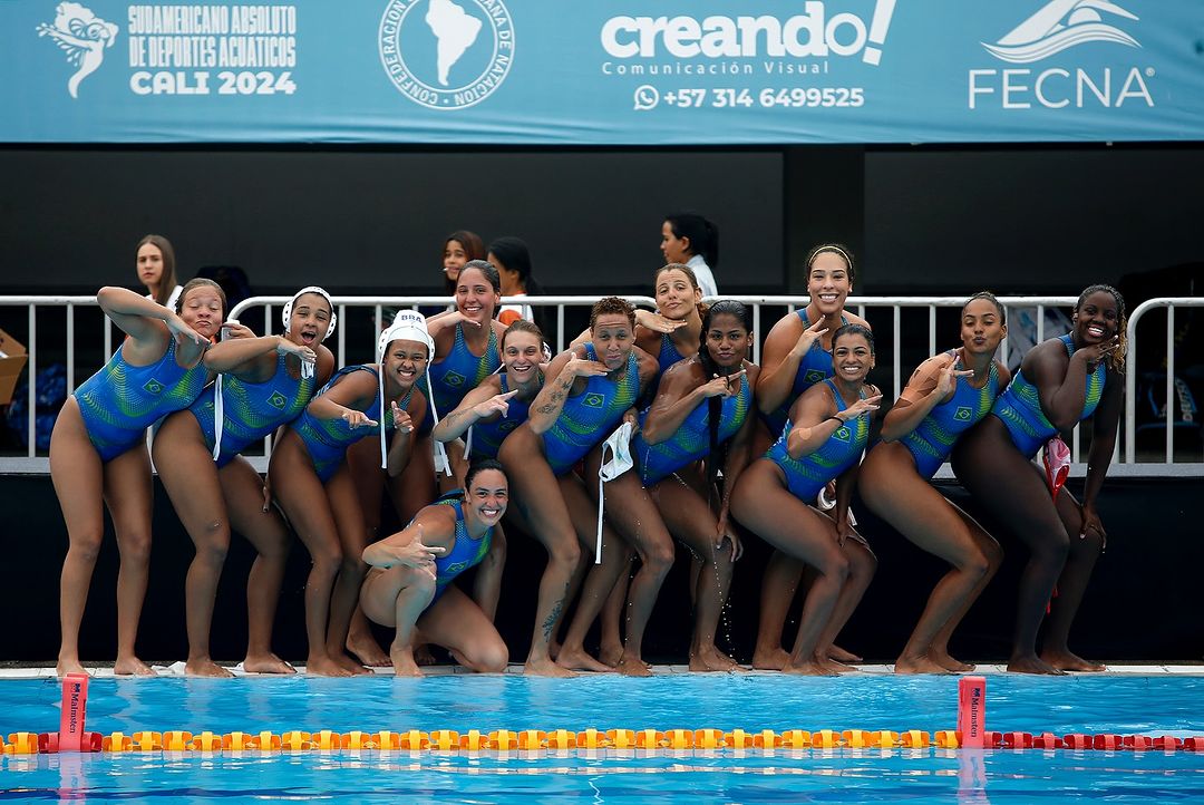 Brasil conquista 84 medalhas e é campeão no polo aquático e águas abertas no Sul-Americano