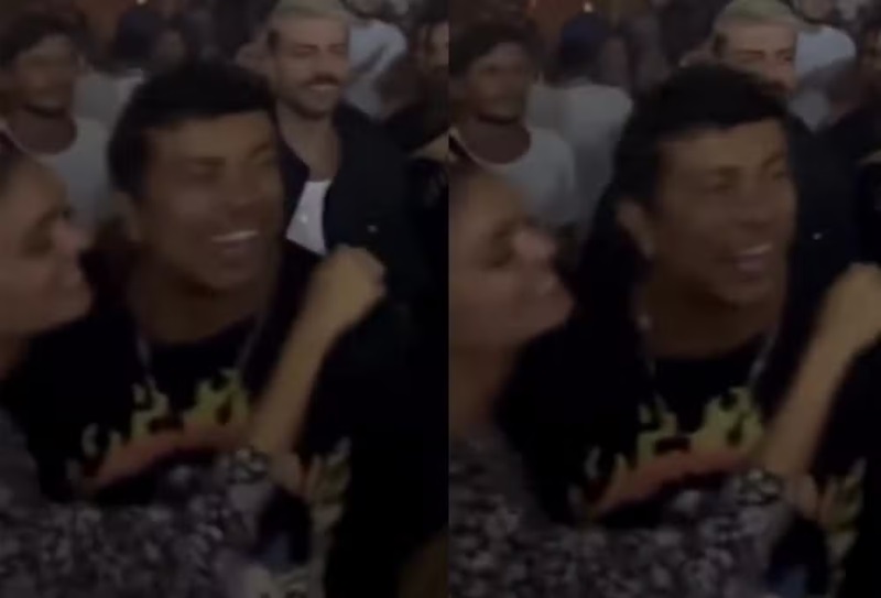 Após término, Sophie Charlotte e Xamã reaparecem agarradinhos em festa de Anitta