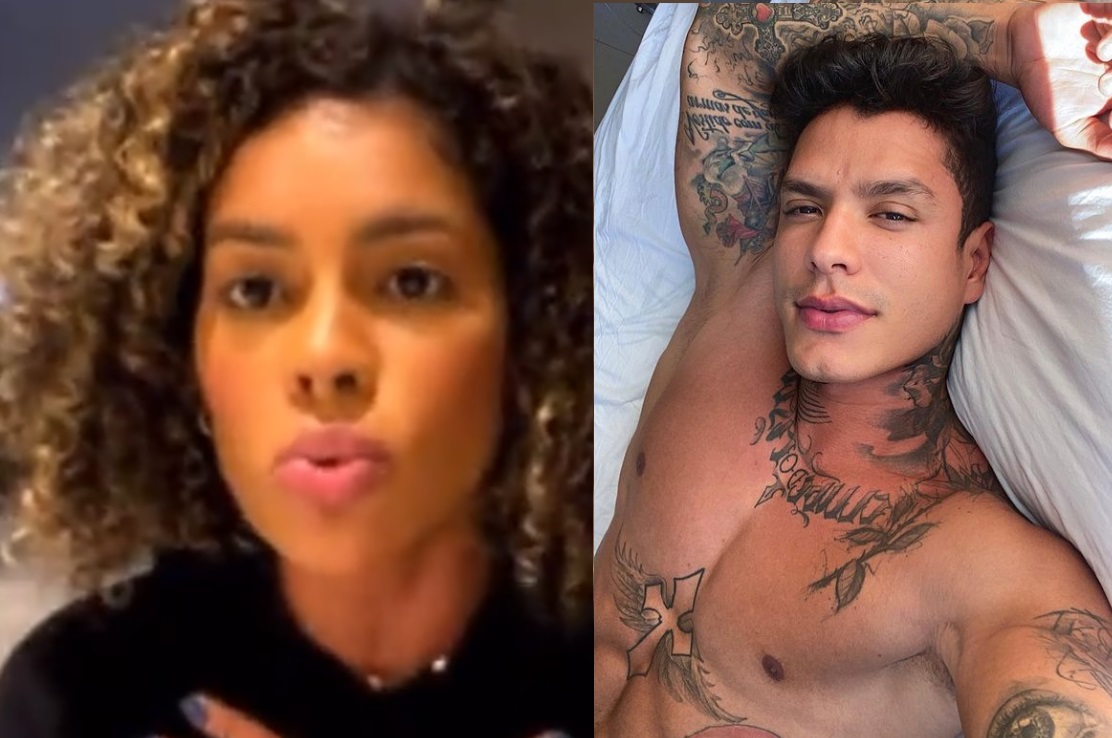 Sthe demonstra alívio e dá a entender que descobriu algo sobre ex-noivo 