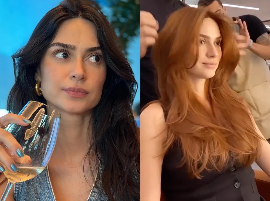 Thaila Ayala radicaliza no visual e fica ruiva